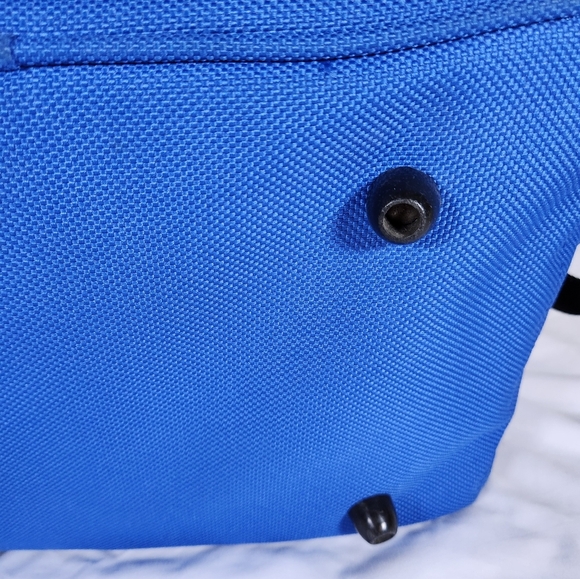Delsey Carry-On Weekender Travel Duffle Bag w/ Strap Red/Black/Blue 2 available. - Picture 11 of 13